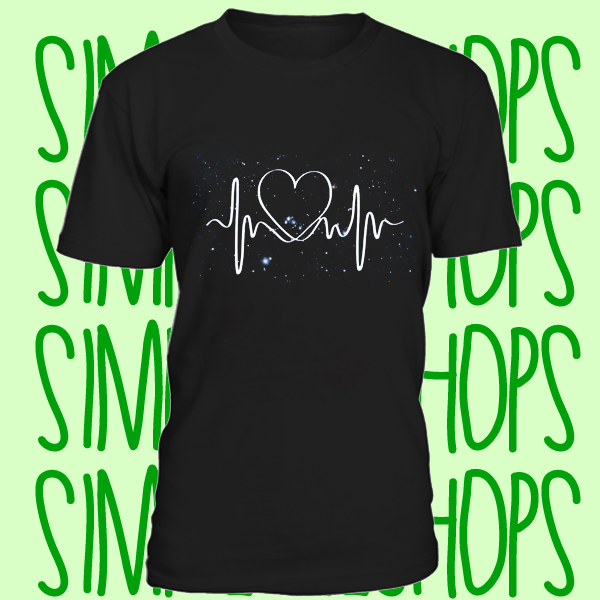 love heart rate t-shirt n21