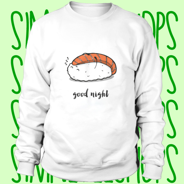 salmon sushi roll sweatshirt n21