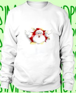santa claus is coming sweatshirt n21