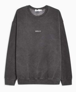 Washed Charcoal Berlin Sweatshirt