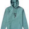 the Stussy Tribe Man Applique Hoody
