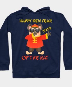 2020 Year Of The Rat Dab Dabbing Happy Chinese New Year Gift Hoodie