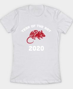 Chinese New Year 2020 Rat T Shirt Women