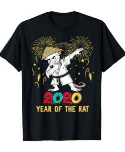 Dabbing Year Of The Rat Happy Chinese New Year 2020 T-Shirt