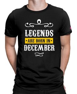 Graphic Printed Legend Are Born T-Shirt
