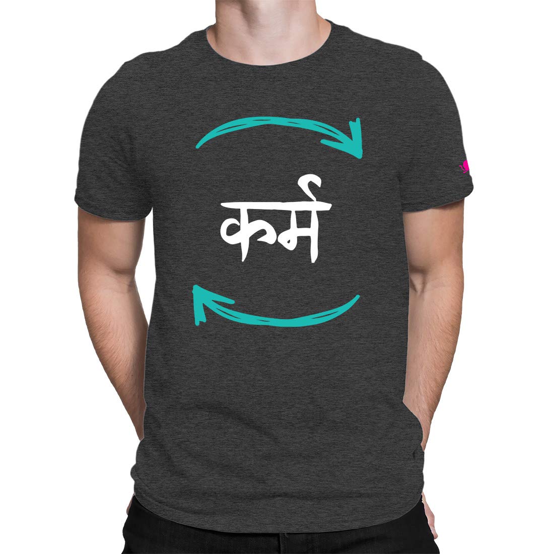 Hindi Funny Quote Cotton Printed T-Shirt