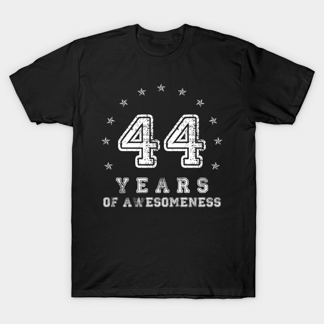 44th Birthday Gifts T-Shirt AI