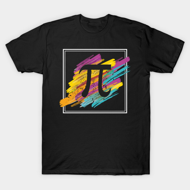 Engineer Colorful Pi Mathlete Gift T-Shirt AI