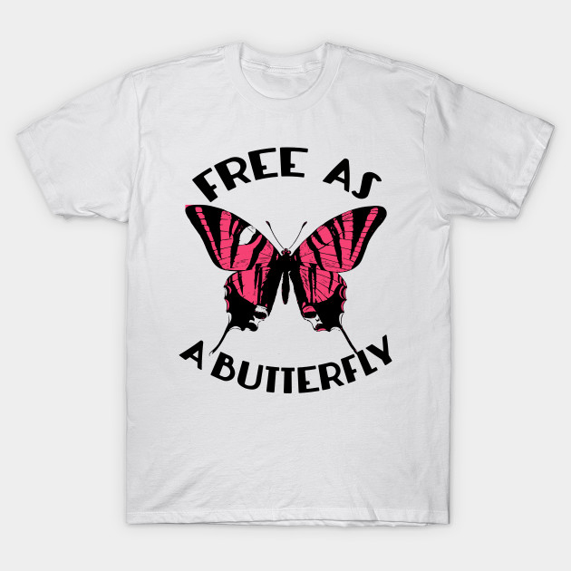 Free As A Butterfly T-Shirt AI