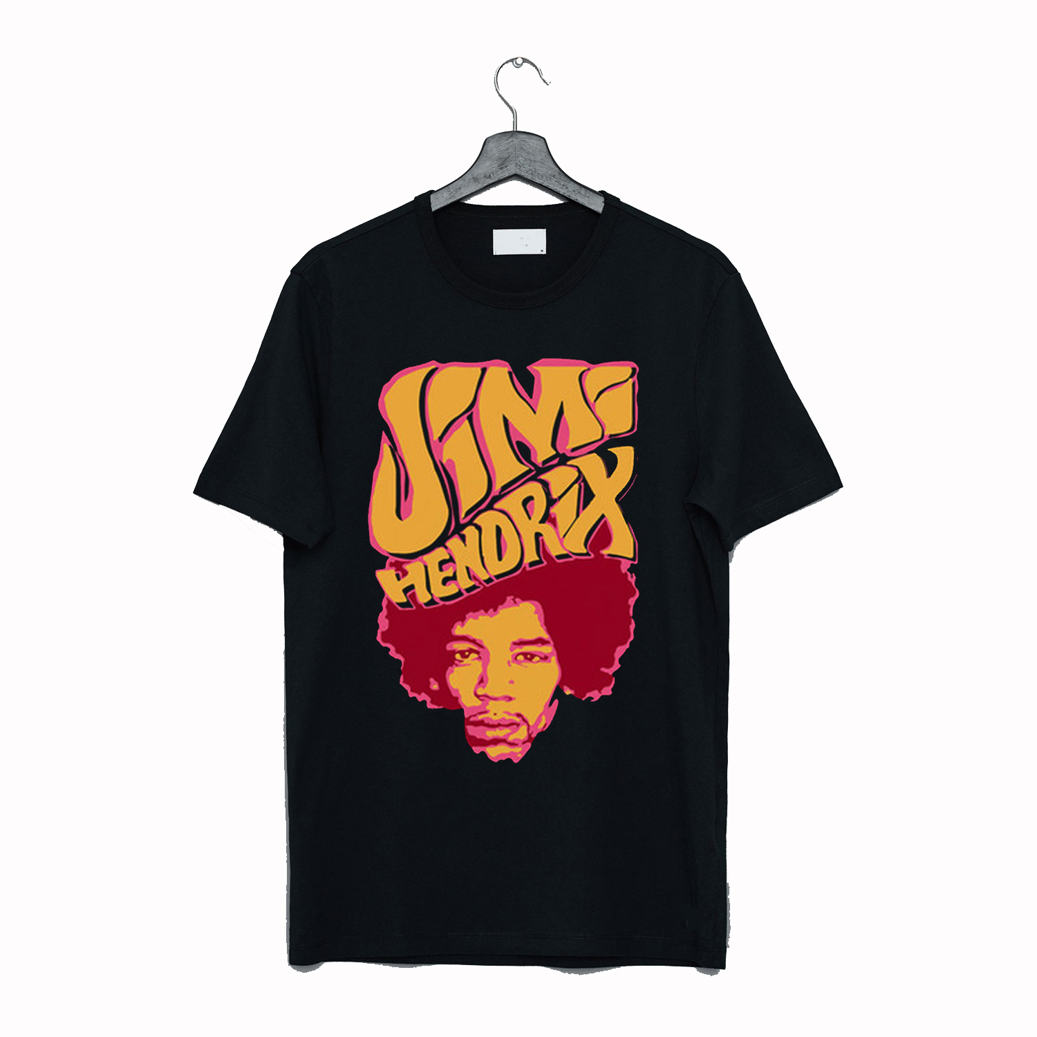 Jimi Hendrix Black T-Shirt AI