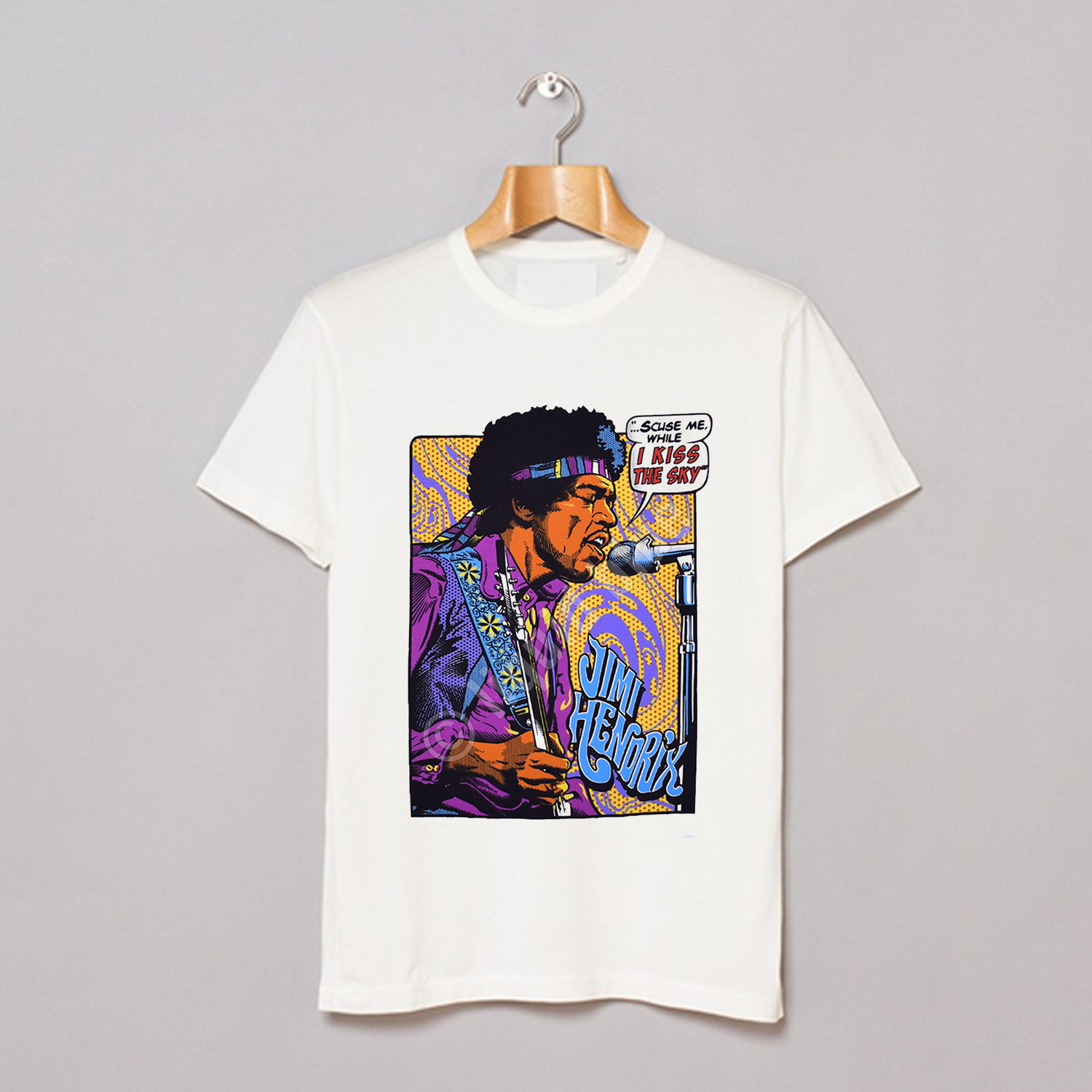 Jimi Hendrix Pop Art T-Shirt AI