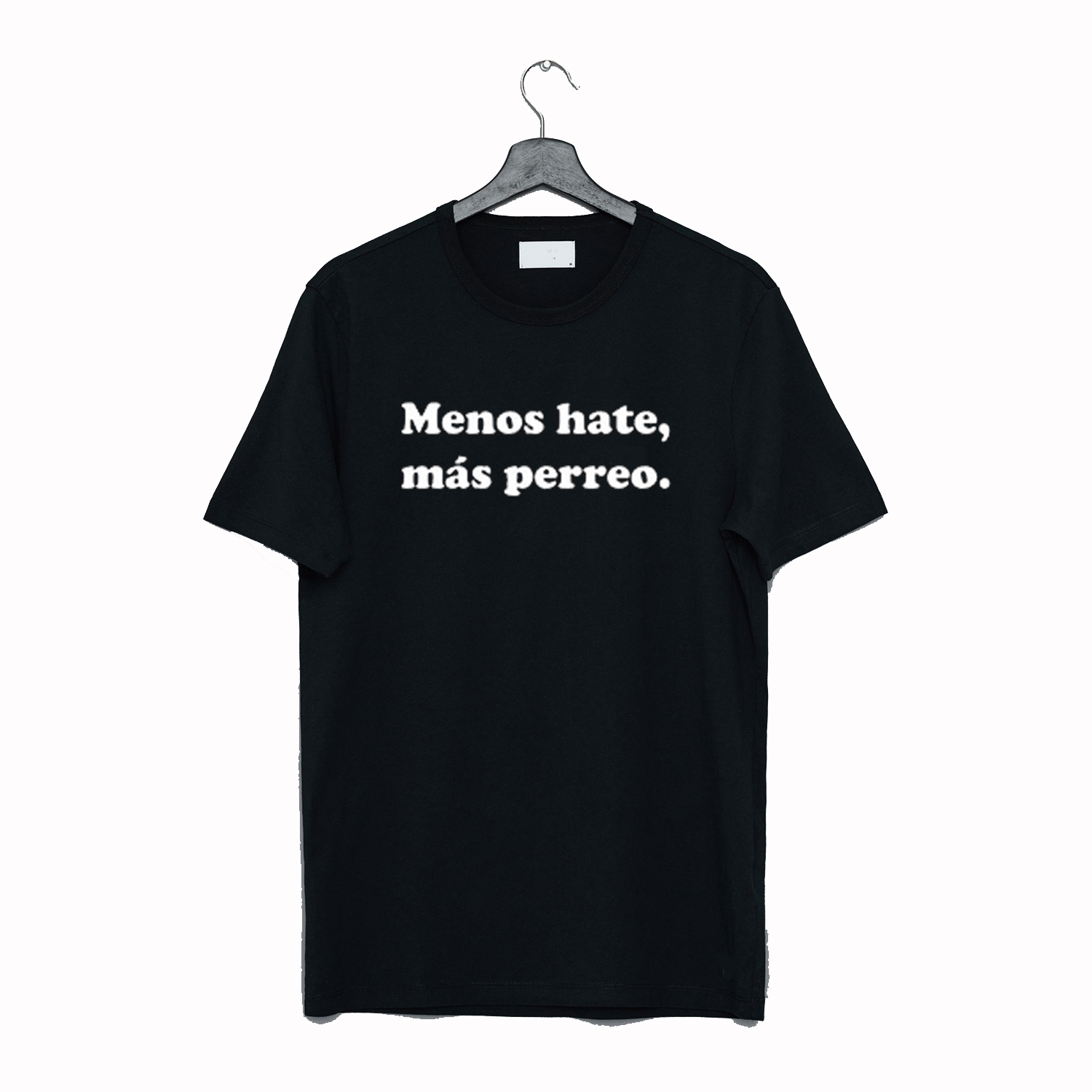 Menos Hate Mas Perreo Reggaeton Adult Graphic Unisex T Shirt AI