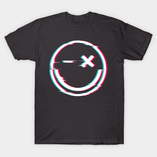SMILE GLITCH T-Shirt AI