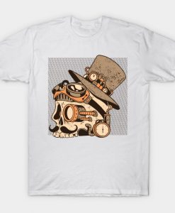 Skull Steampunk T-Shirt AI