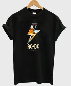 AC DC 1973 T shirt AI