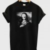 Alien Mona Lisa T shirt AI
