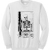 SKELFIE Skeleton taking a Selfie Sweatshirt AI