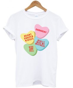 Xanarchy candy Heart Pink T shirt AI