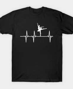 Ballet Dancing Heartbeat T-Shirt AI