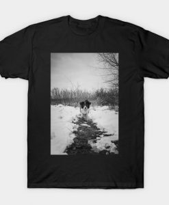 Dog Winter T-Shirt AI