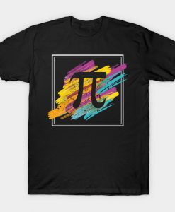 Engineer Colorful Pi Mathlete Gift T-Shirt AI