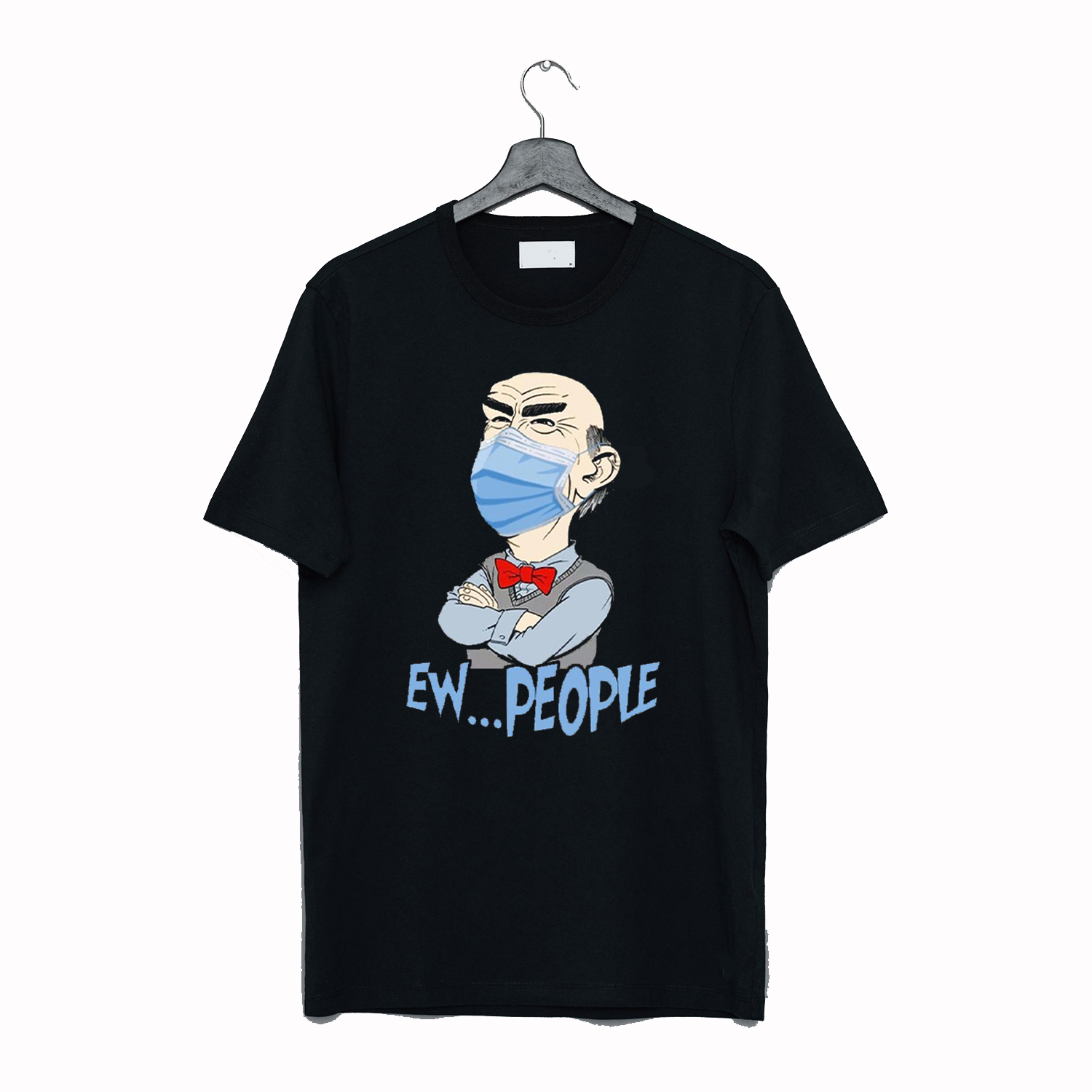 Jeff Dunham Face Mask Ew People T-Shirt AI