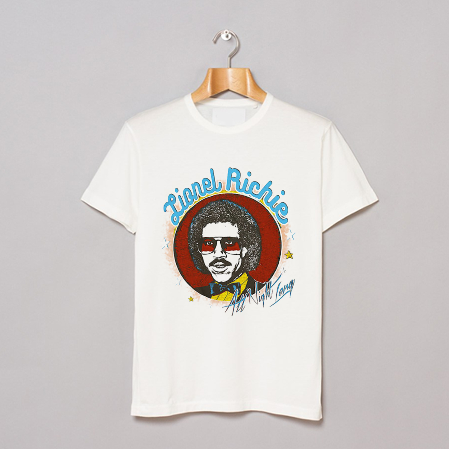 Lionel Richie – All Night Long White T Shirt AI