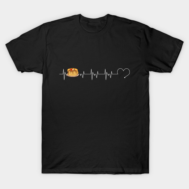 Pancake Heartbeat T-Shirt AI