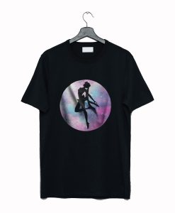 Sailor moon shirt in galaxy background texture t-shirt AI