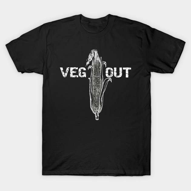 Veggies Veg Out Corn T-Shirt AI