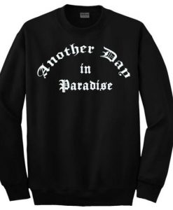 another day in paradise sweatshirt AI