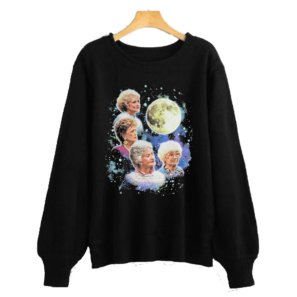 Bioworld The Golden Girls Women’s Four Golden Girls Moon Sweatshirt AI