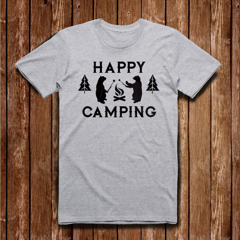 Happy Camping T-Shirt AI