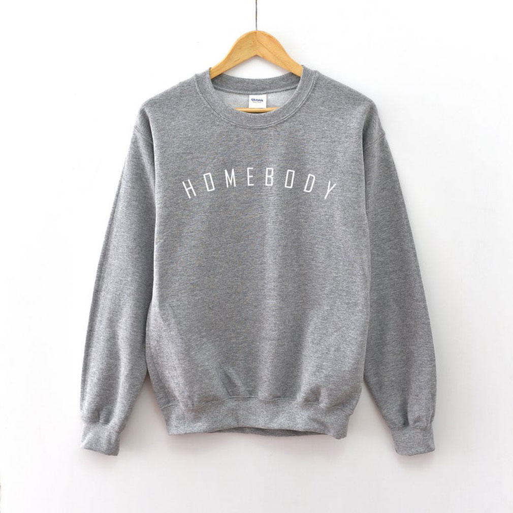 Homebody Gray Sweatshirt AI