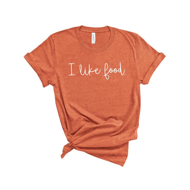 I Like Food T Shirt AI