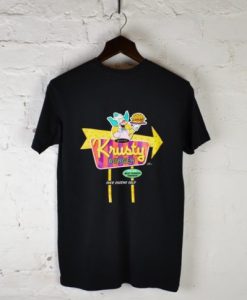 Krusty Burger Over Dozens Sold T-Shirt Back AI