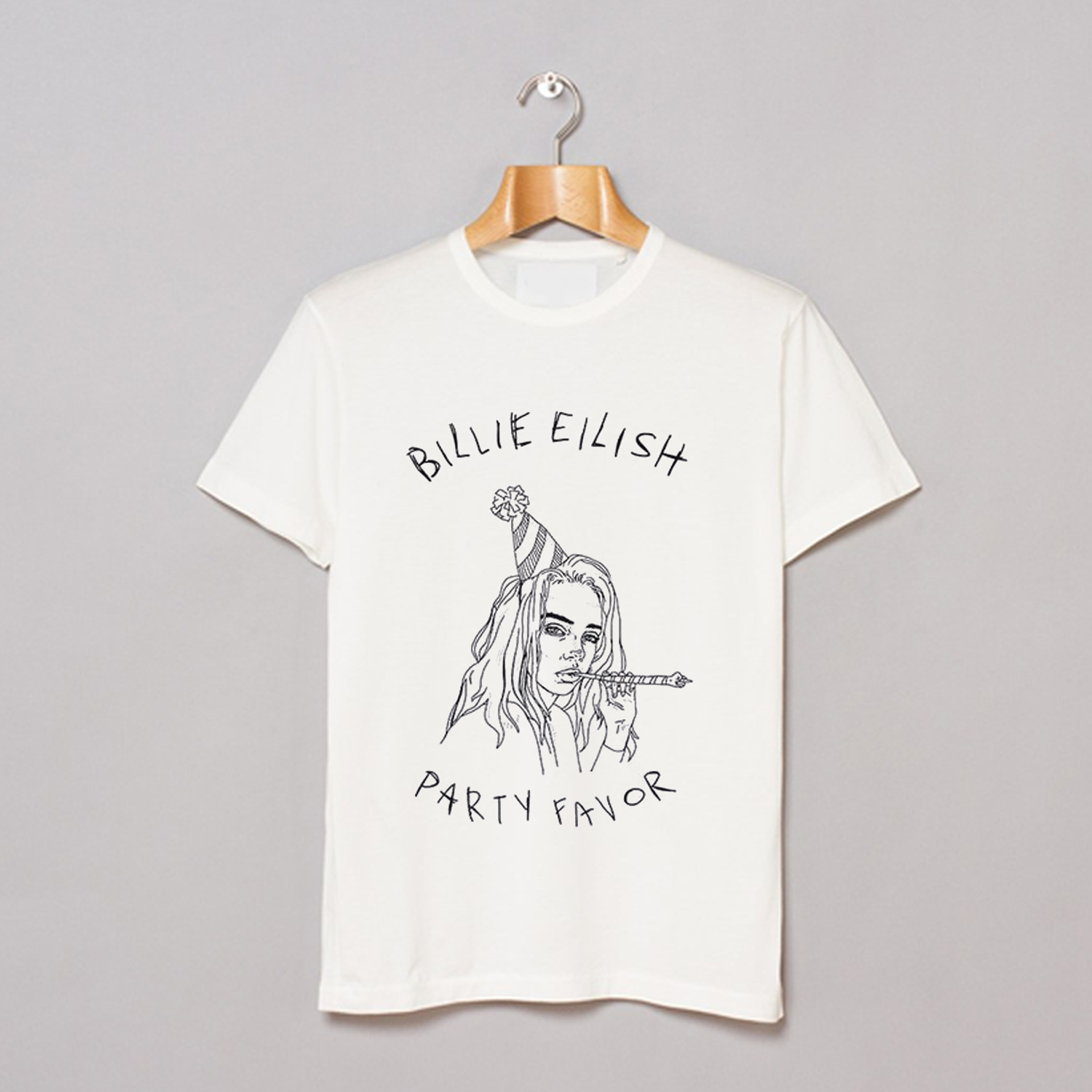 Party Favor Billie Eilish T-Shirt AI
