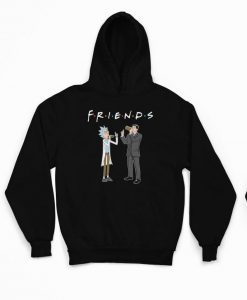 Rick and Archer Drink Wine Friends Rick and Morty Funny Hoodie AI