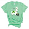 St Patrick’s Day Llama T Shirt AI