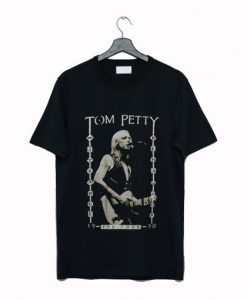 Tom Petty Heartbreakers Concert T Shirt Black AI