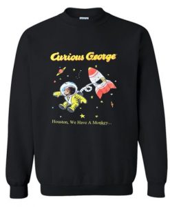 Vintage Curious George Sweatshirt AI