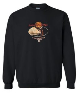 Vintage Curious George Sweatshirt Black AI