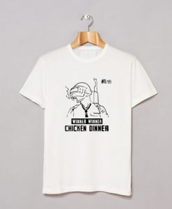 Winner Winner Chicken Dinner PUBG T-Shirt White AI