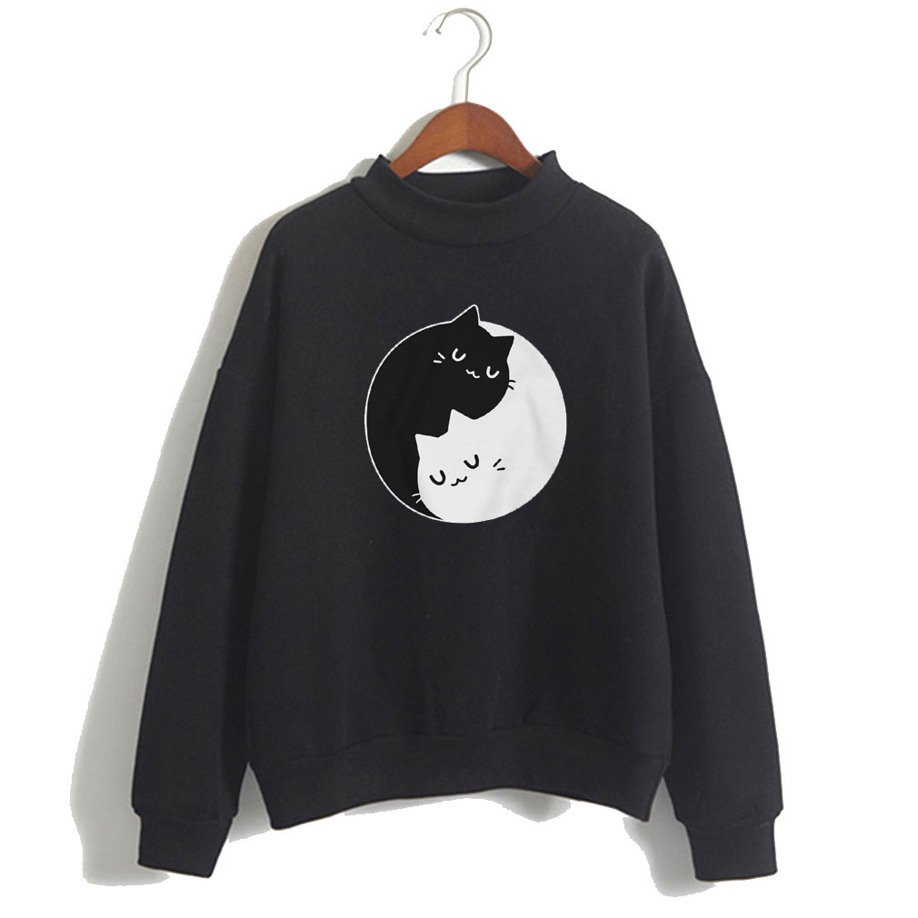 Yin Yang Cats Sweatshirt AI
