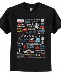 FRIENDS Doodle T Shirt AI