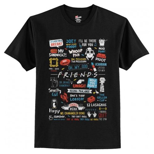 FRIENDS Doodle T Shirt AI