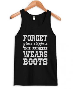 Forget Glass Slippers This Princess Wears Boots Tank Top AI