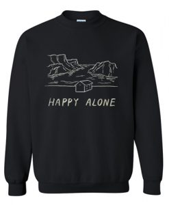 Happy alone Sweatshirt AI