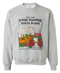 It’s the Great Pumpkin Charlie Brown Sweatshirt AI