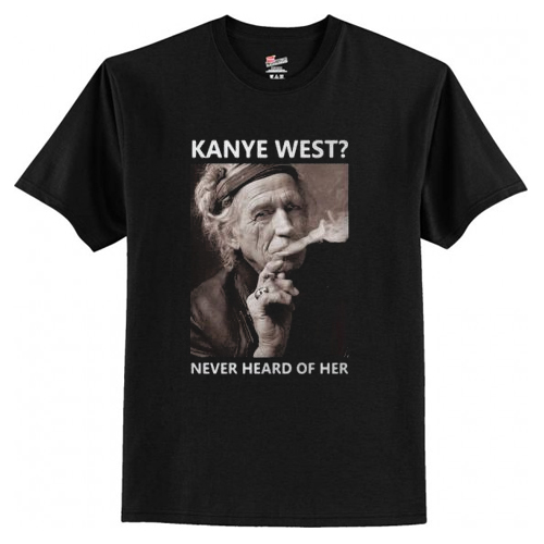 Keith Richards Kanye West T Shirt AI